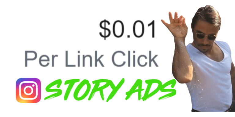 $0.01 Instagram story ad clicks