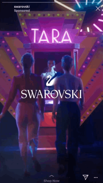 Swarovski - Instagram story ad example