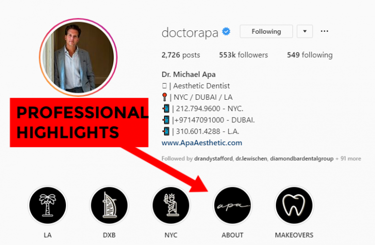 Dentist highlight covers